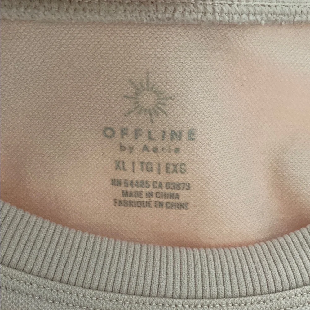OFFLINE By Aerie Sidewalk Seamless Long Sleeve Cropped T-Shirt - Picture 7 of 7
